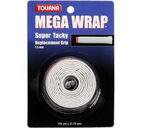 Tourna Mega Wrap Grip de base Blanc ONE-SIZE
