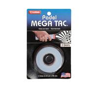 Tourna Blister DE 3 sur Grip Mega TAC Padel Bleu Adulte Unisexe, Taille Unique
