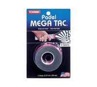 Tourna Grip Grip Padel Mega TAC Pack de 3 Noir XL Adulte Unisexe