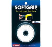 Tourna Softgrip Surgrip lot de 3 Blanc Blanc ONE-SIZE