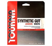 Tourna | synthétique Gut Armour de Tennis String Blanc | Sga-w : Lot