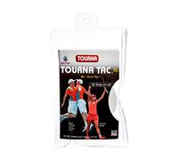 Tourna Tac Lot de 10 surgrips Homme, Blanc, Taille Unique