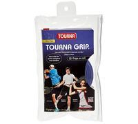 Tourna Tennis Over Grip 10 Surgrips absorbants Dry Feel Tournagrip Durable Bleu