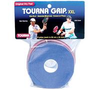 Tourna Tennis Over Grip-10 XXL Overgrips-Absorbent Dry Feel Tournagrip-Blue