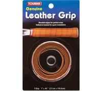 Tourna Véritable Cuir Grip de base Brun ONE-SIZE