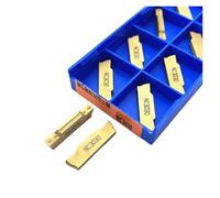 Tournage de plaquettes indexables en carbure Outils de tournage externes MGMN300-M NC3020 NC3030 PC9030, coupe-tour en alliage dur, outil séparation et rainurage 10 pièces(MGMN300-M NC3030)