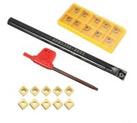 Tournage de précision avec barre d'alésage de tour de 8 mm, inserts CCMT060204HM pour une haute performance