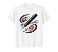 Tournage De Stylos Silhouette Tour Artisan D'atelier T-Shirt
