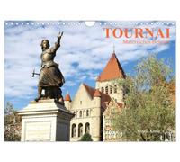 Tournai - Calendrier mural 2026 - Motif Belgique pittoresque - Format A4 paysage - Calendrier mensuel CALVENDO