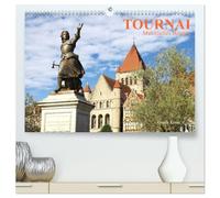 Tournai - Malerisches Belgien (hochwertiger Premium Wandkalender 2026 DIN A2 quer), Kunstdruck in Hochglanz: Die Stadt mit den fünf Glockentürmen in Wallonien