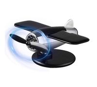 Tournant solaire d'avion, décoration rotative à énergie solaire pour voiture - Hélicoptère décoratif d'intérieur pour camion berline et camionnette