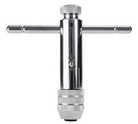 Tourne-à-gauche avec cliquet, mécanisme à haute transmission, design ergonomique, idéal pour les réglages rapides et les réparations dans les espaces restreints.