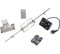 Tourne broche barbecue CHAR BROIL Inox avec boitier noir