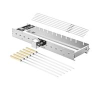 Tourne-brochettes pour barbecue Plateau De Retournement Barbecue Réglable