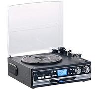 Tourne-Disque 6 W 4 en 1 avec Fonctions Bluetooth et numérisation MHX-400 [Q-Sonic]