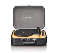 Platine vinyle rétro Bluetooth® avec haut-parleurs intégrés Classic Phono TT-116BK Noir Noir