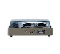 Tourne-disque "Brad Retro MK II", gris.
