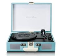 TT-110BUWH - Platine vinyle Bluetooth avec haut-parleurs intégrés - Bleu Blanc