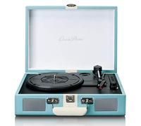 Tourne-Disque Classic Phono by Lenco TT-110 - Tourne-Disque - 33, 45 et 78 RPM - Bluetooth - Transmission par Courroie - 2 Haut-parleurs - AUX-in, RCA-Out, 3,5 mm - Bleu/Blanc