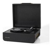 Platine vinyle portable avec Bluetooth coir croc