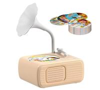 Tourne-Disque éducatif Rechargeable pour Enfants avec 96 Cartes et 8 Cartes d'enregistrement pour Filles et garçons