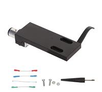 Tourne-Disque Headshell, Support de Cartouche de Phonographe pour Disque Vinyle Porte-Stylet Universel en Vinyle avec 4 Fils de Connexion et 2 Paires de Vis