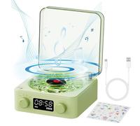 Tourne-disque intelligent, tourne-disque avec haut-parleurs | The Waves Smart Record Player Platines vinyles uniques,Tables tournantes élégantes pour disques, tourne-disque vintage, tourne-disque port