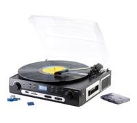 Tourne-disque lecteur cassette USB & enregistreur MP3
