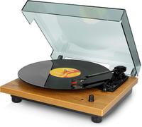 Tourne-Disque Ls-10-Tourne-Disque Avec Haut-Parleurs Intégrés-Bois,2X3 Watts