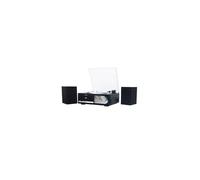 Majestic TT 38R CD TP USB SD Tourne-Disque 33-45-78 Tours, Lecteur CD-MP3, Cassette, entrée USB-SD Recorder, Noir