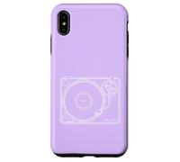 Tourne-Disque Minimaliste Lilas Coque pour iPhone XS Max