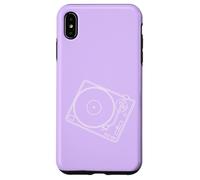Tourne-Disque Minimaliste Lilas Coque pour iPhone XS Max