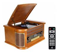 Tourne-disque multifonction - SUTEO - Bluetooth - CD - Cassette - Radio DAB+/FM - Lecture USB