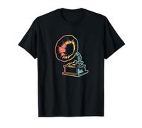 Tourne-Disque Oldschool Vintage Phonograph Gramophone T-Shirt