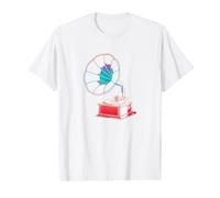 Tourne-Disque Phonographe Gramophone Vintage T-Shirt Graphique avec Valeur