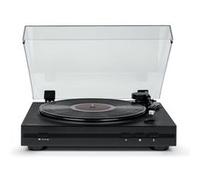Tourne Disque Platine vinyle Thomson TT350 NOIR 33/45 trs, Lecture/retour du bras automatique, Ampoule DIAMS couleurs LED inclus