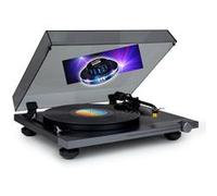 Tourne Disque Platine vinyle Thomson TT700 Sortie RCA - (33/45 Tours) - Finition Alu , jeu de Lumière OVNI couleurs LED G