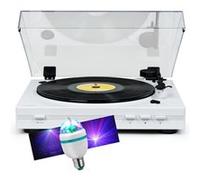 Tourne Disque Platine vinyle TT35133/45 tours, Lecture/retour du bras auto. Ampoule DIAMS couleurs LED inclus G