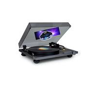 Tourne Disque Platine vinyle Thomson TT700 Sortie RCA - (33/45 Tours) - Finition Alu , jeu de Lumière OVNI couleurs LED