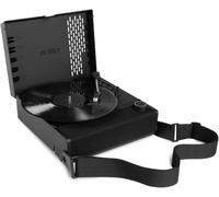 Tourne-Disque Portable Victrola Revolution Go - Tourne-Disque Bluetooth Double avec Batterie Rechargeable, Technologie Vinyl Stream et Cartouche Audio Technica, VSC-750SB, Noir
