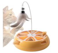Tourne-disque pour chat, jouet de platine pour chat | Platine électrique jouet interactif pour le travail autonome Cat | Jouet d'exercice pour chat jouet intelligent pour chat muet c