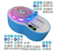 Tourne-disque pour - Lecteur de contes musicaux pour jeunes , histoires chansons, phonographe, jouet sensoriel avec 84 cartes pour éducation précoce.