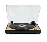 Tourne Disque Pré-amplifié Thomson TT300 Finition BOIS/NOIR - 33/45 tours, Lecture et retour du bras auto. Audio-Technica