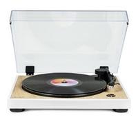 Tourne Disque Pré-amplifié Thomson TT301 Finition BOIS/BLANC - 33/45 tours, Lecture et retour du bras auto. Audio-Technica G