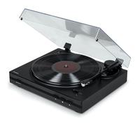 Tourne Disque Pré-amplifié Thomson TT350 NOIR 33/45 tours, Lecture et retour du bras automatique, tête de lecture Audio-Technica