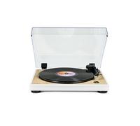 Tourne Disque Pré-amplifié Thomson TT301 Finition BOIS/BLANC - 33/45 tours, Lecture et retour du bras auto. Audio-Technica