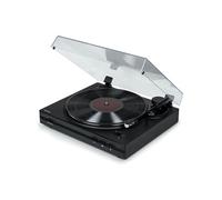 Tourne Disque Pré-amplifié Thomson TT350 NOIR 33/45 tours, Lecture et retour du bras automatique, tête de lecture Audio-Technica Noir G