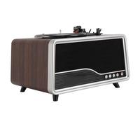 Tourne-disque rétro Bluetooth avec USB, télécommande sans fil, double canal, 33/45/78 tours/min, prise US