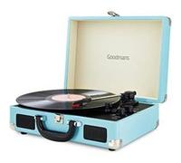 Tourne Disque Retro bluetooth BLEU - GOODMANS - 33/45/78