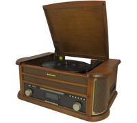 Tourne-disque rétro multifonction Hif-1993 D+Bt-CD,DAB+,Bluetooth,cassette,USB,encodage direct